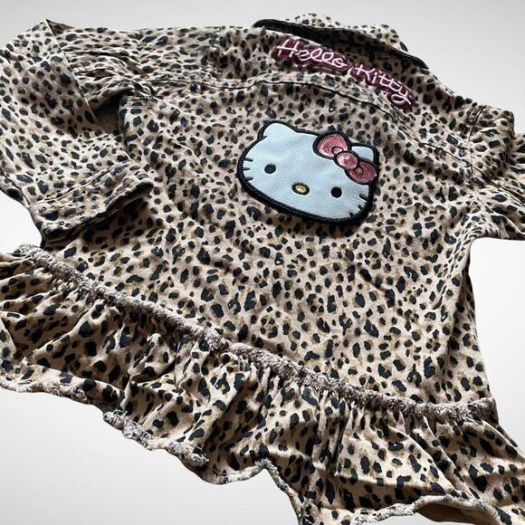 365 Kids from Granimals x Hello Kitty Sanrio 2020 Cheeta Jacket Kids Sz 7 - Picture 11 of 11